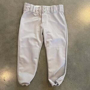 Alleson Athletic Gray T-ball baseball Pants toddler girls Medium New sports